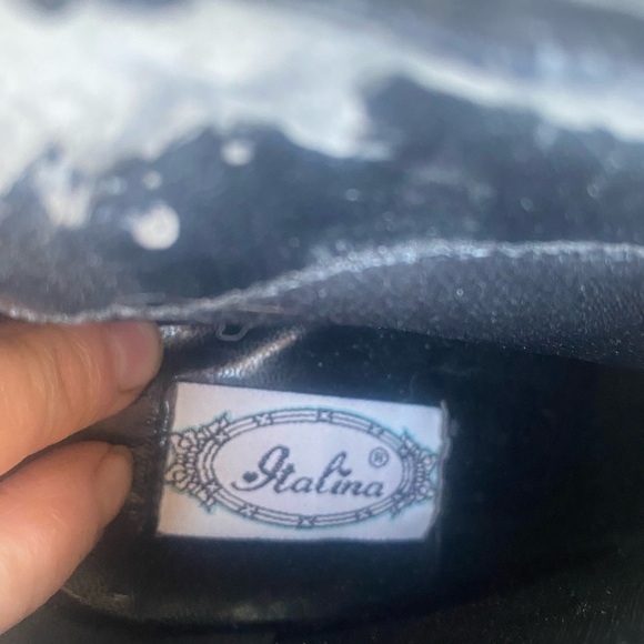 Italina Dolls Kill Tiger Print with Jewels platform boots SZ 8.5 - Picture 9 of 10